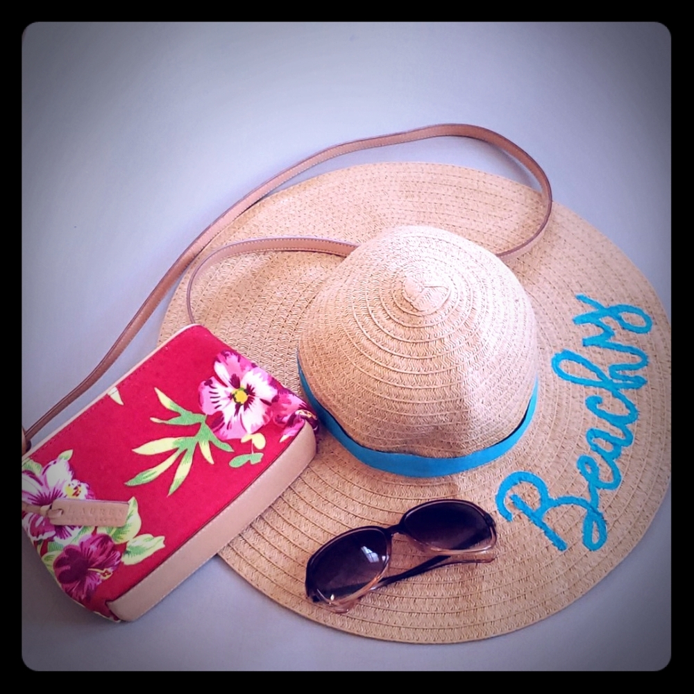 Ralph Lauren Tropical Purse Handbag EUC